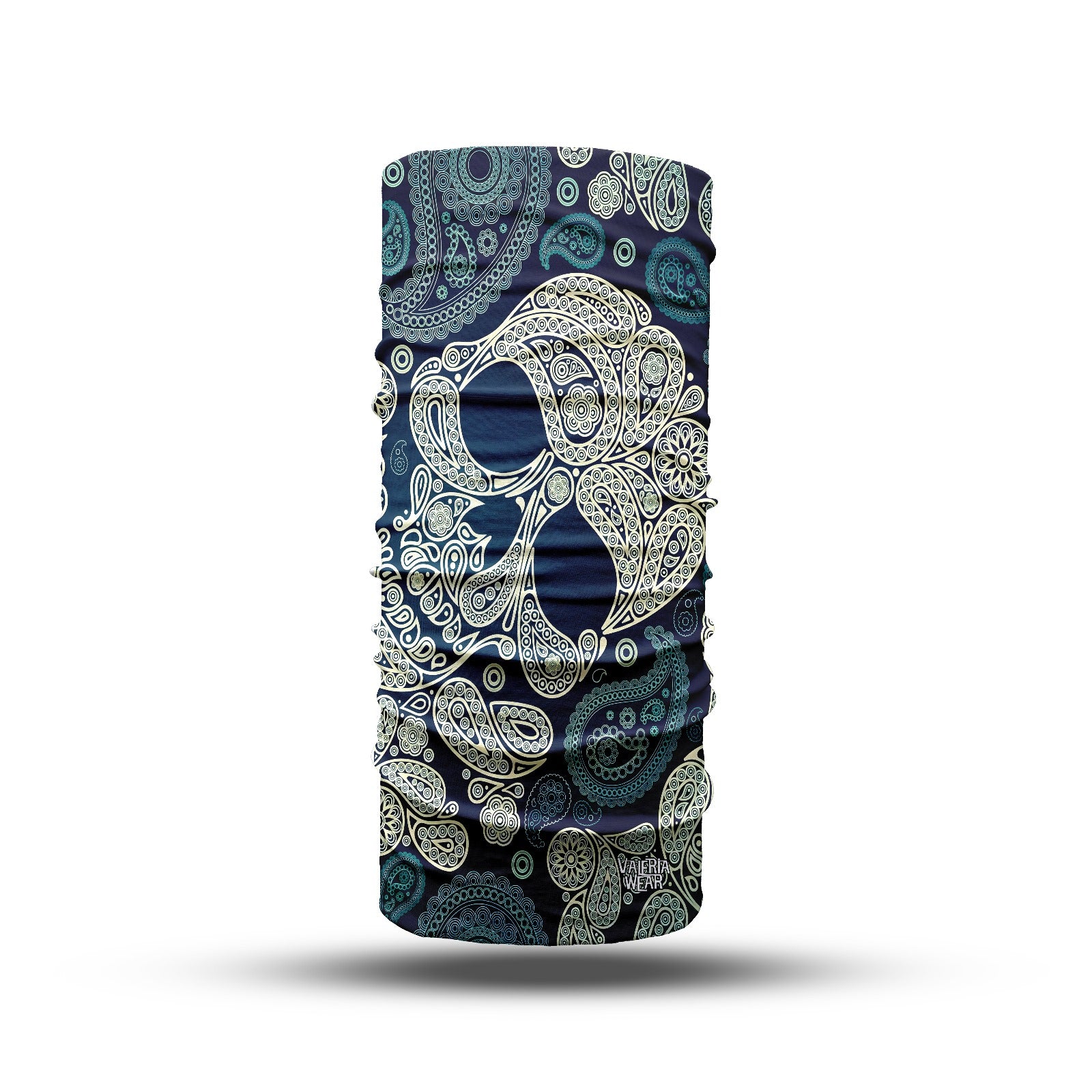 Valeria Wear - Paisley Skull Desenli Buff