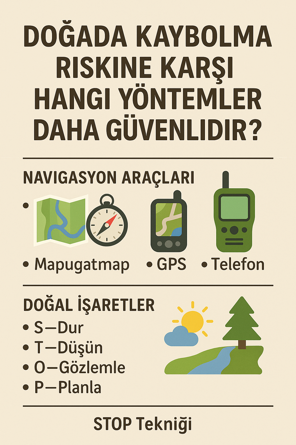 Doğada Kaybolma Riskine Karşı Hangi Yöntemler Daha Güvenlidir?