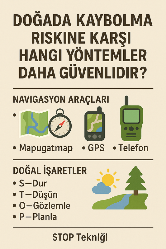 Doğada Kaybolma Riskine Karşı Hangi Yöntemler Daha Güvenlidir?