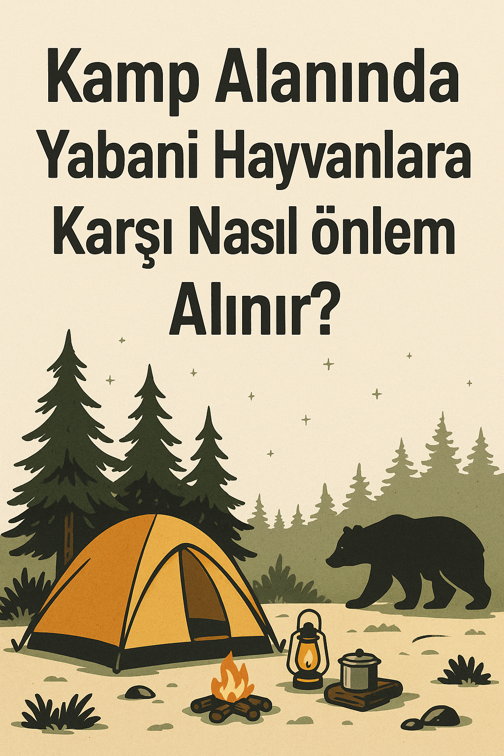 Kamp Alanında Yabani Hayvanlara Karşı Nasıl Önlem Alınır?