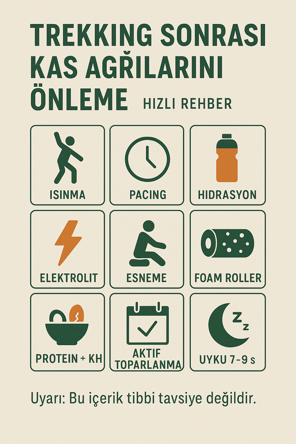 Trekking Sonrasında Kas Ağrılarını Önlemek İçin Hangi Yöntemler Etkilidir?
