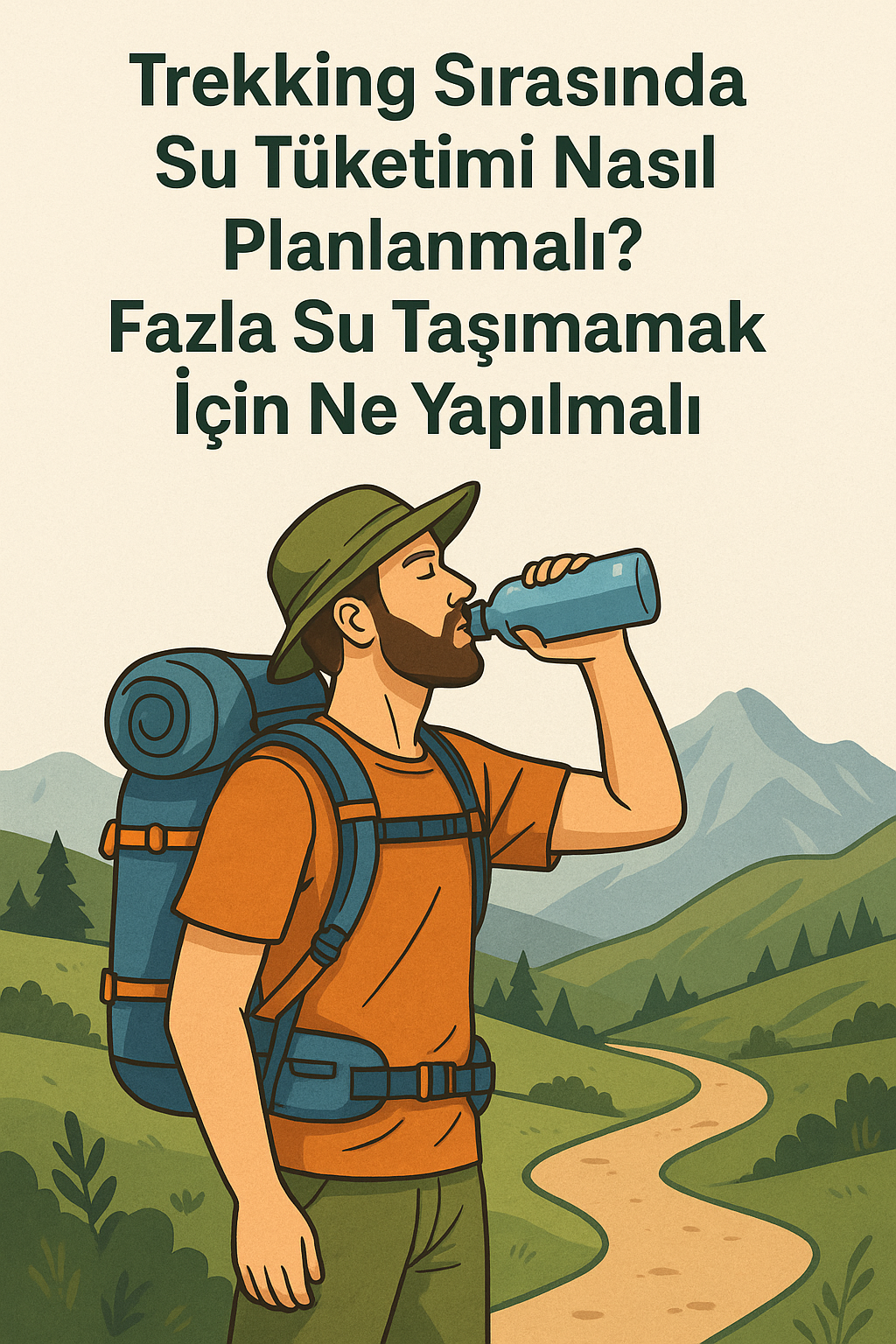 Trekking Sırasında Su Tüketimi Nasıl Planlanmalı? Fazla Su Taşımamak İçin Ne Yapılmalı?