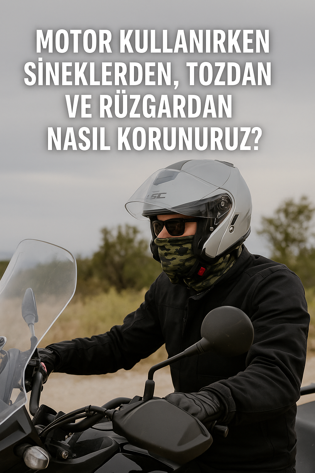 Motor Kullanırken Sineklerden, Tozdan ve Rüzgardan Nasıl Korunuruz?