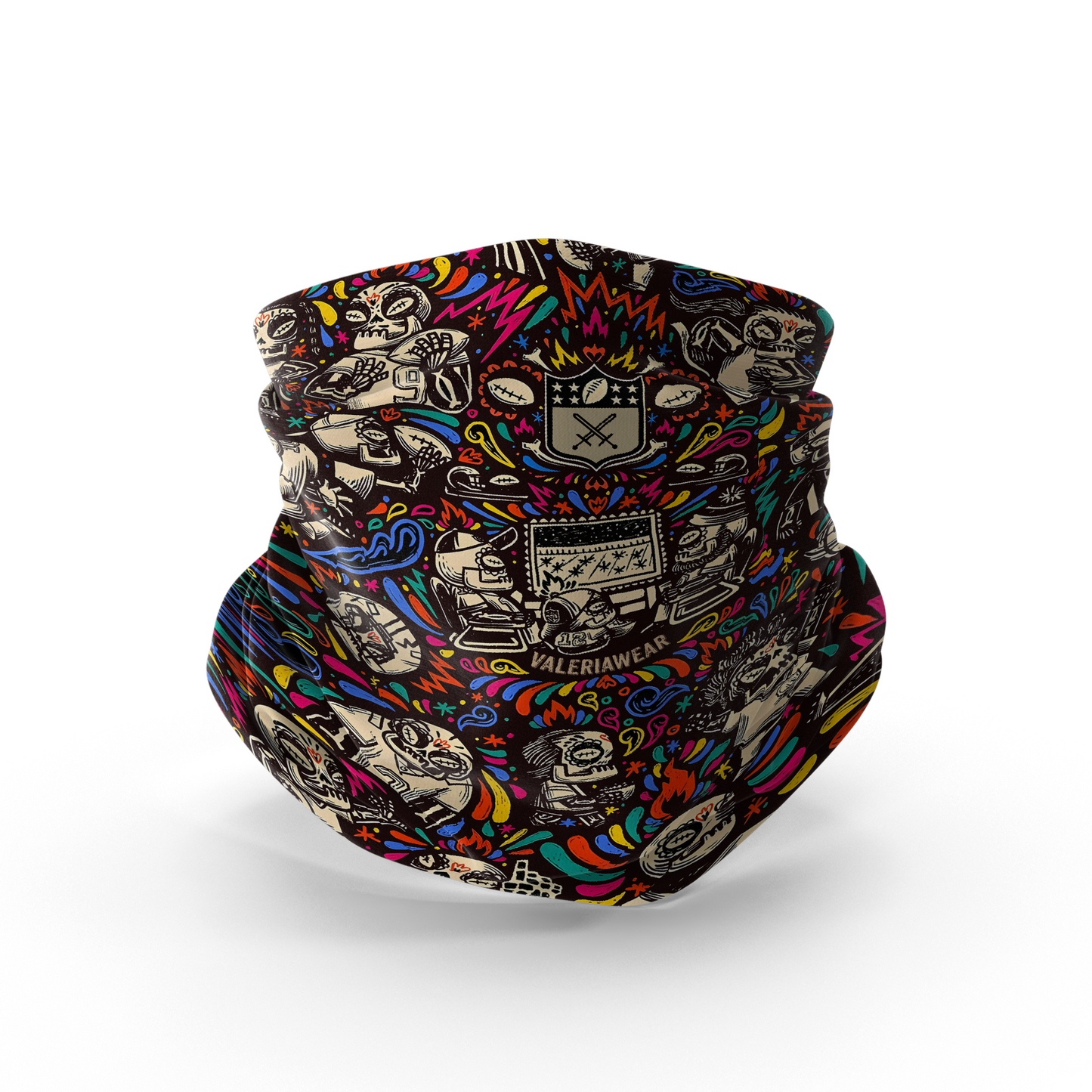 Valeria Wear buff bandana - motorsiklet, outdoor ve günlük kullanım için dikişsiz boyunluk