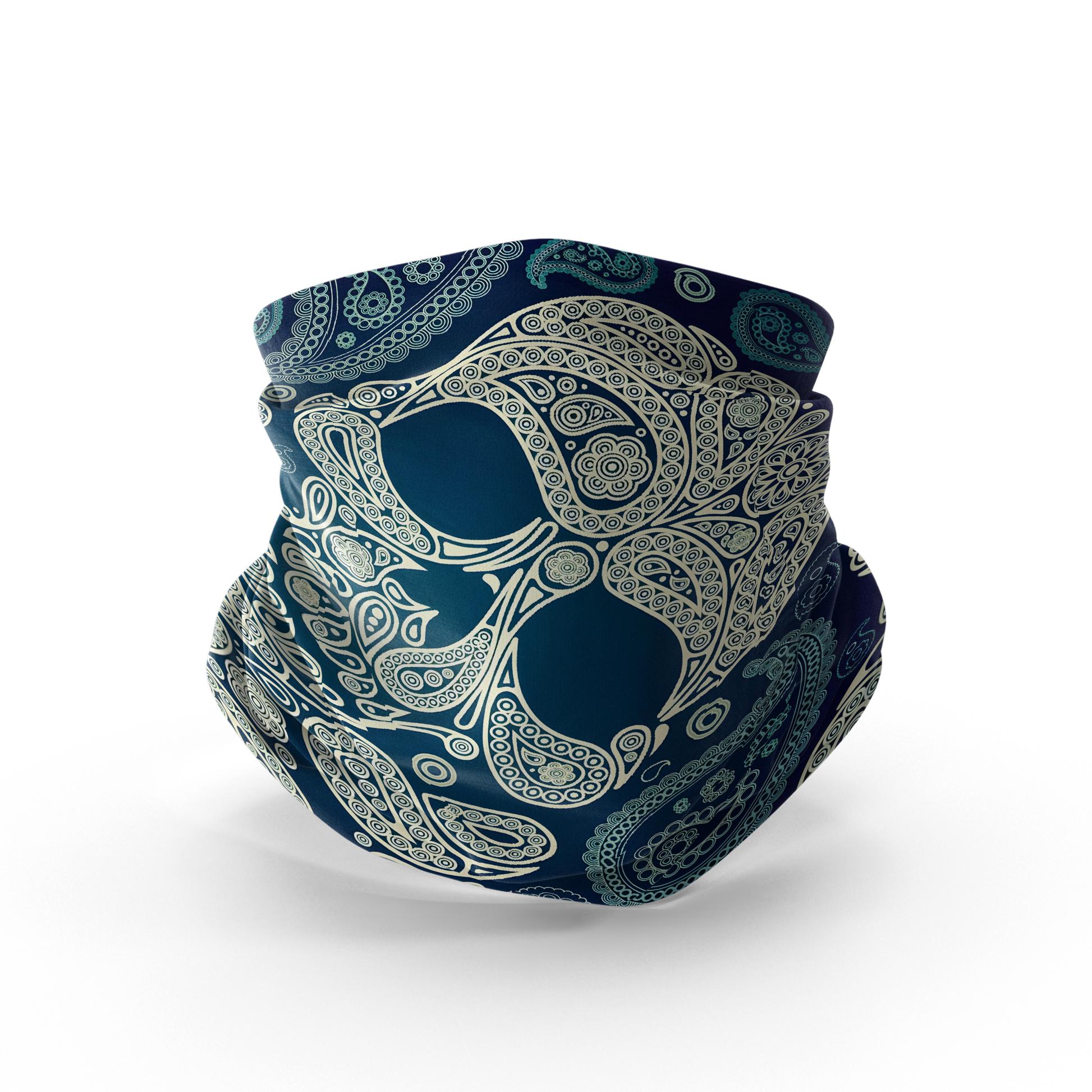 Valeria Wear - Paisley Skull Desenli Buff