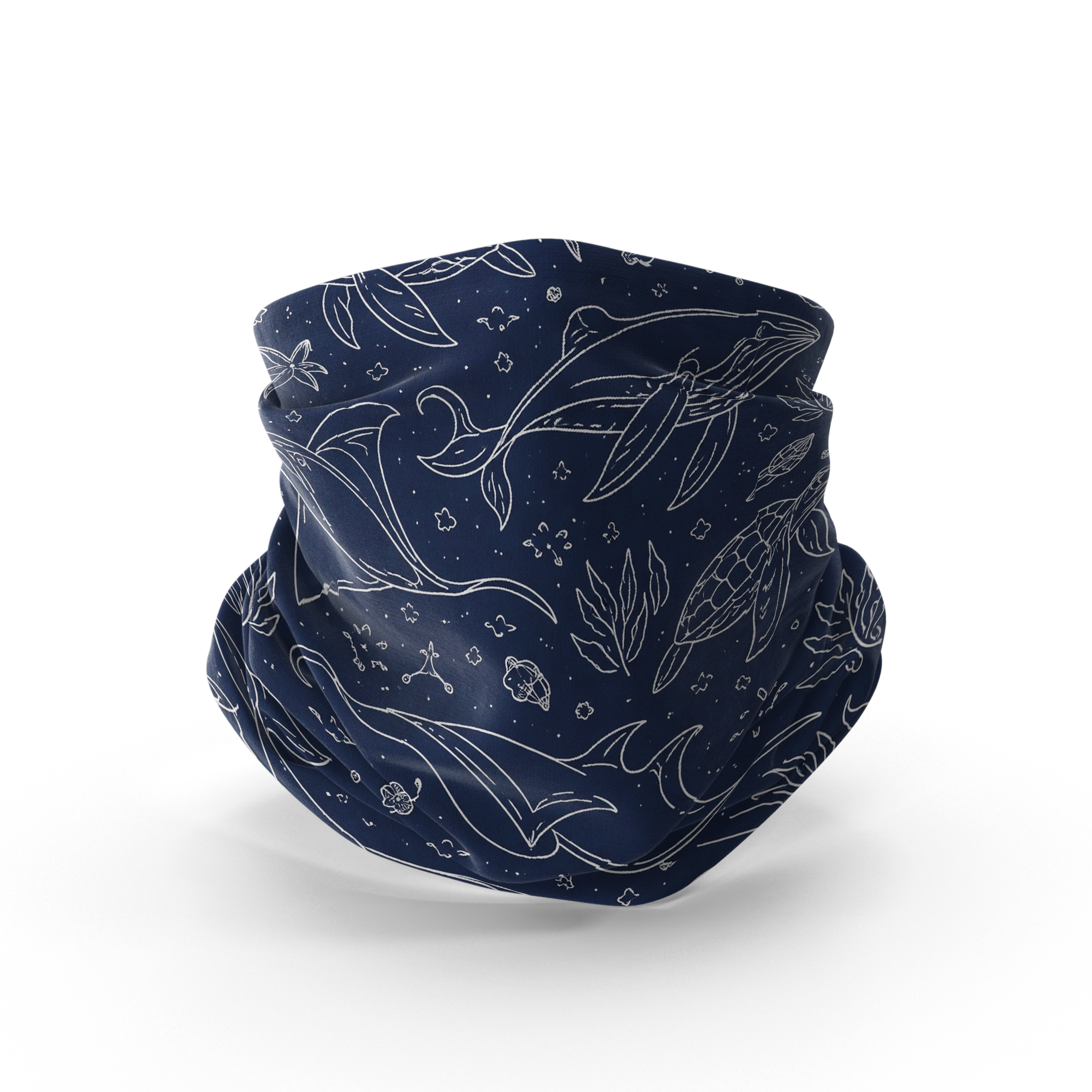 Valeria Wear - Deep Blue Desenli Buff