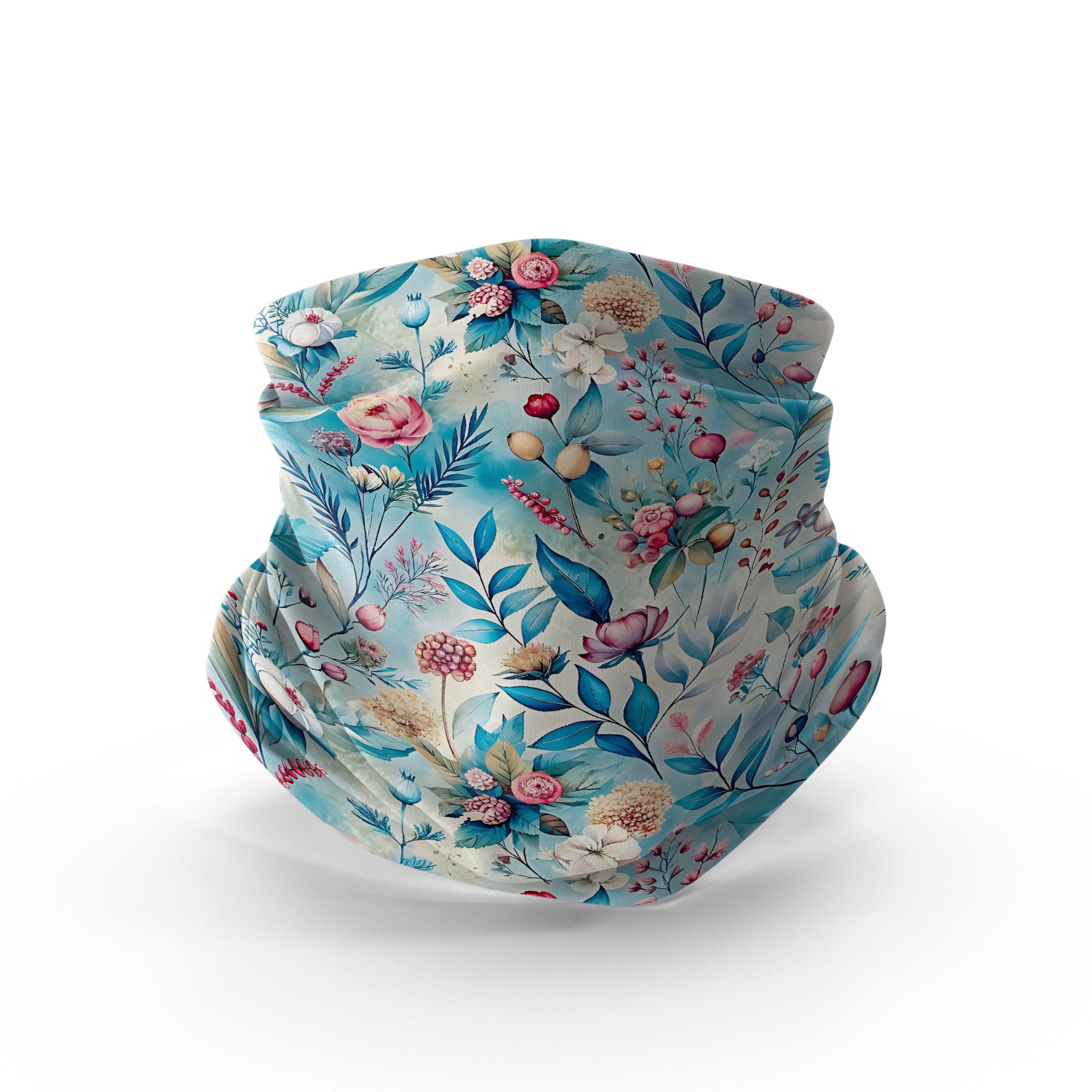 Valeria Wear - Blue Bloom Desenli Buff